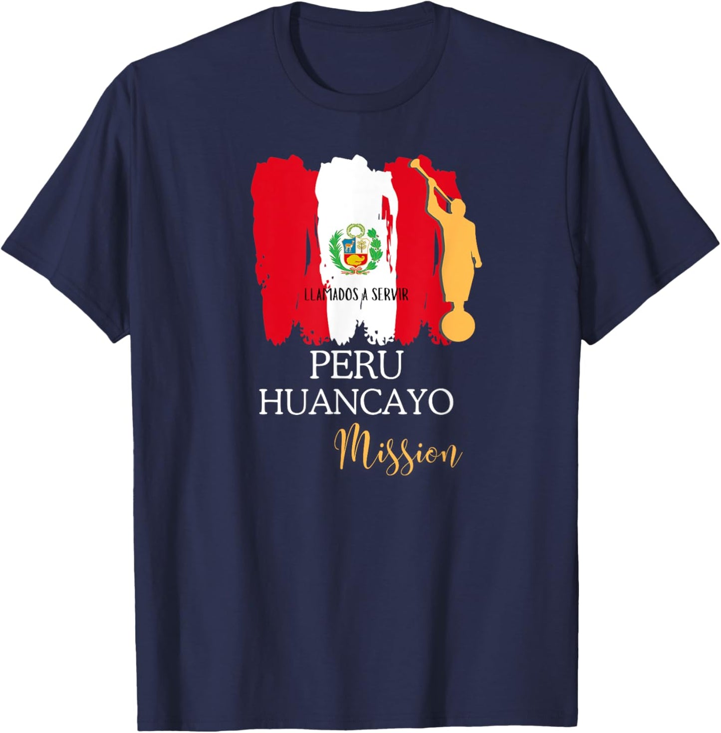 Peru Huancayo Mormon LDS Mission Missionary T-Shirt - T-Shirt | Navy