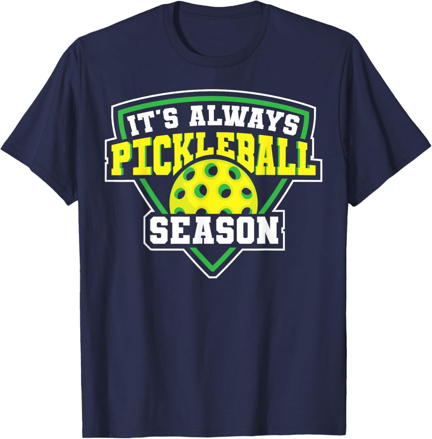Pickleball Art Women Pickleball Player Pickle Ball T-Shirt - T-Shirt | Navy