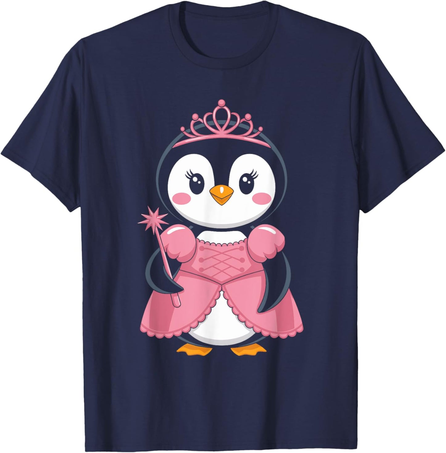 Penguin Halloween Cute Princess Penguin Costume T-Shirt - T-Shirt | Navy
