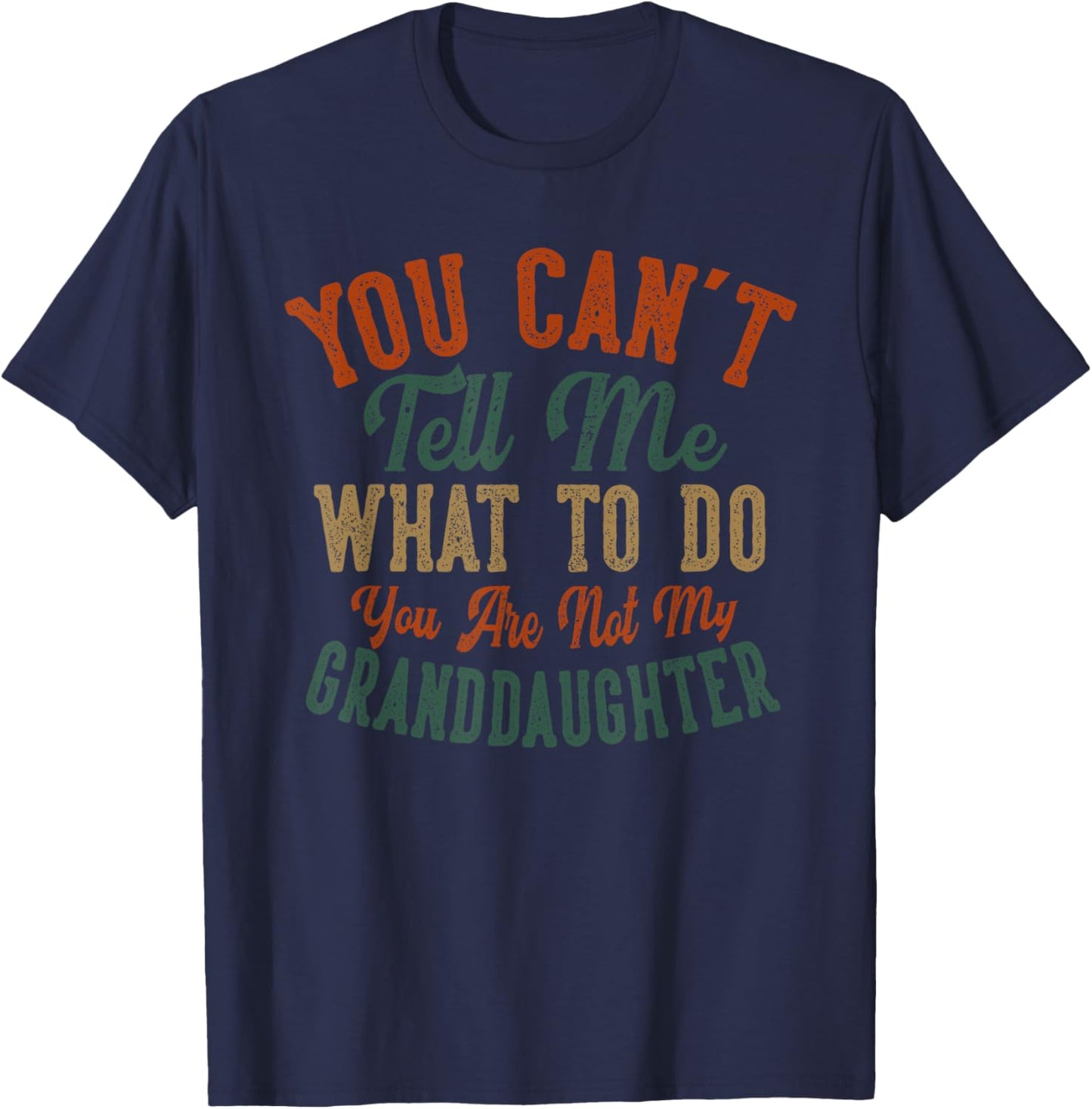 Grandpa Saying Papa Gifts From Granddaughter Father's Day T-Shirt - T-Shirt | Navy