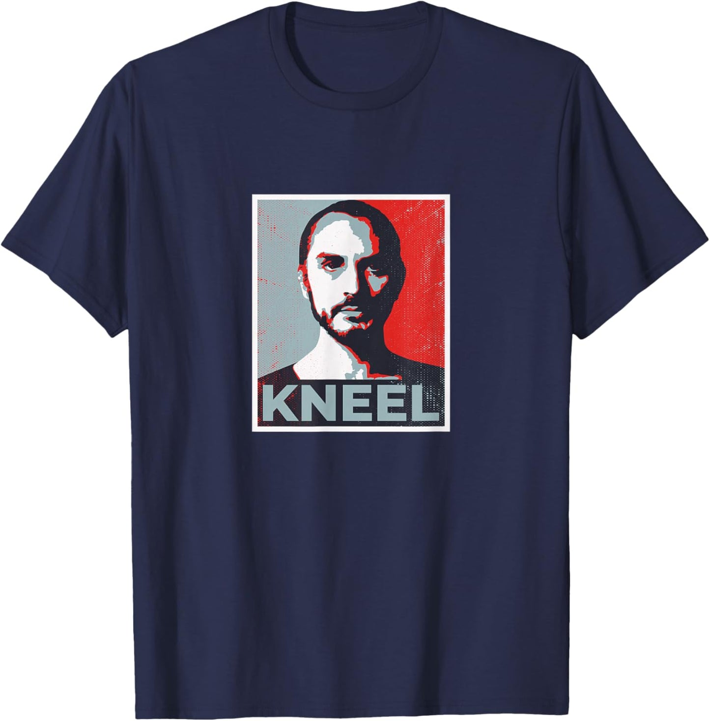 Unrealindeed Kneel Before Zod - Black, Small, Classic Fit, Short Sleeve, -Adult, Comic Book Fans T-Shirt - T-Shirt | Navy