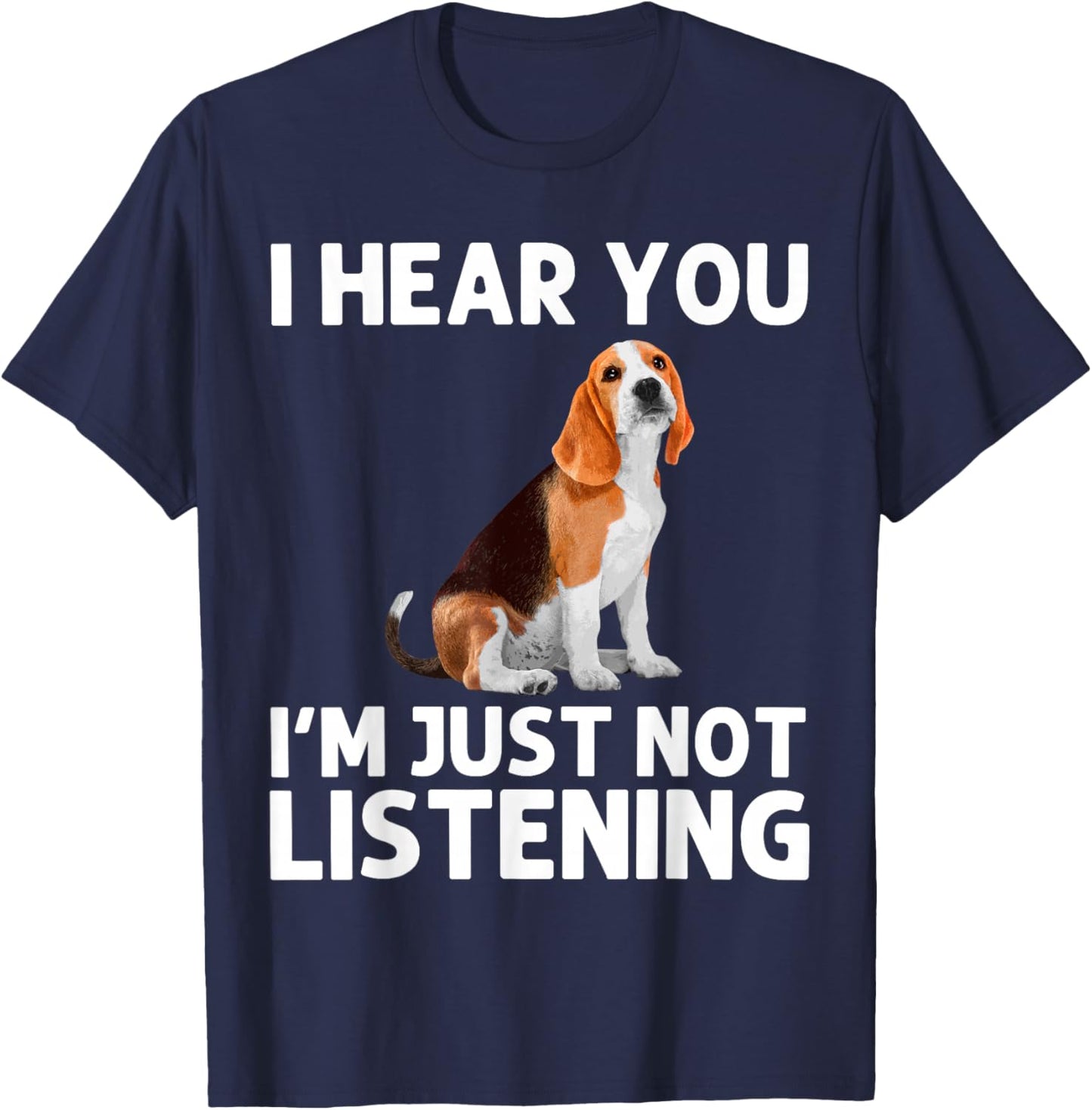 Best Beagle Art Women Kid Beagle Themed Beagle Lover T-Shirt - T-Shirt | Navy