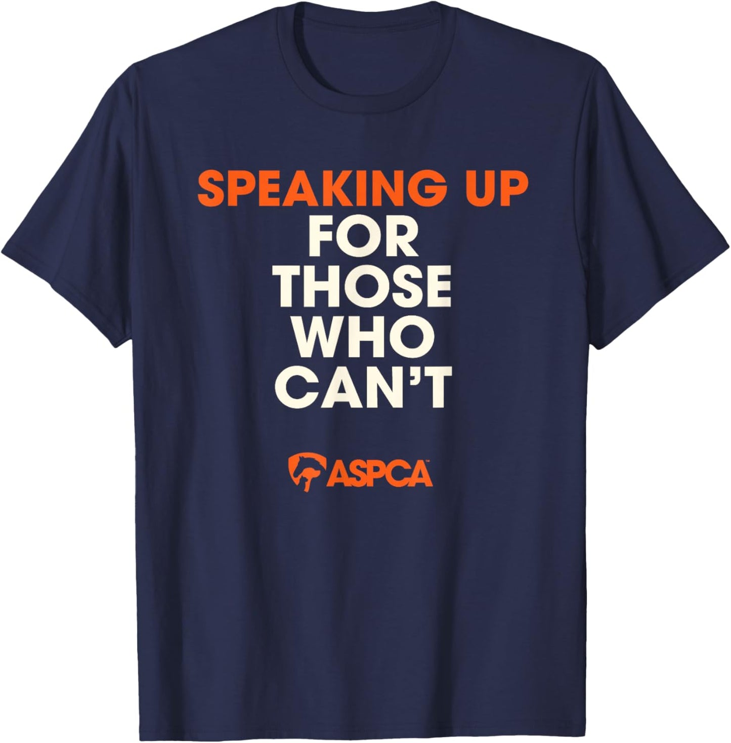 Speaking Up for Those Who Can't T-Shirt - T-Shirt | Navy