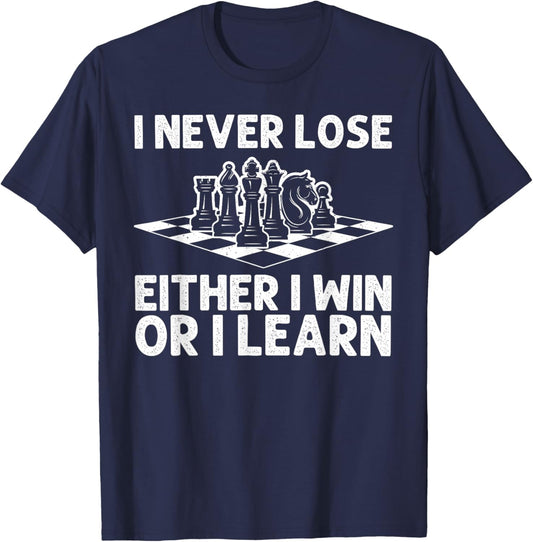 Cool Chess Design Women Chess Lover Chess Player T-Shirt - T-Shirt | Navy
