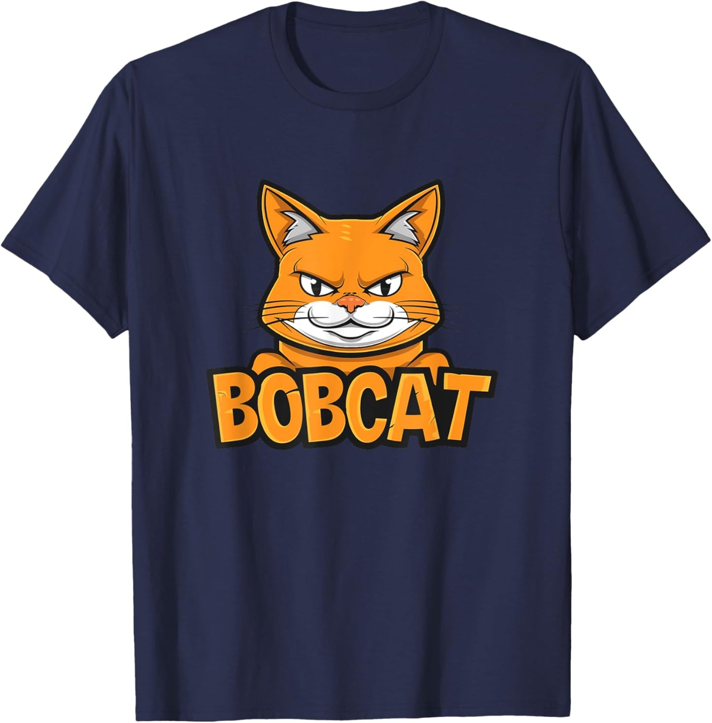 Nice Bobcat Costume for Boys and Girls T-Shirt - T-Shirt | Navy