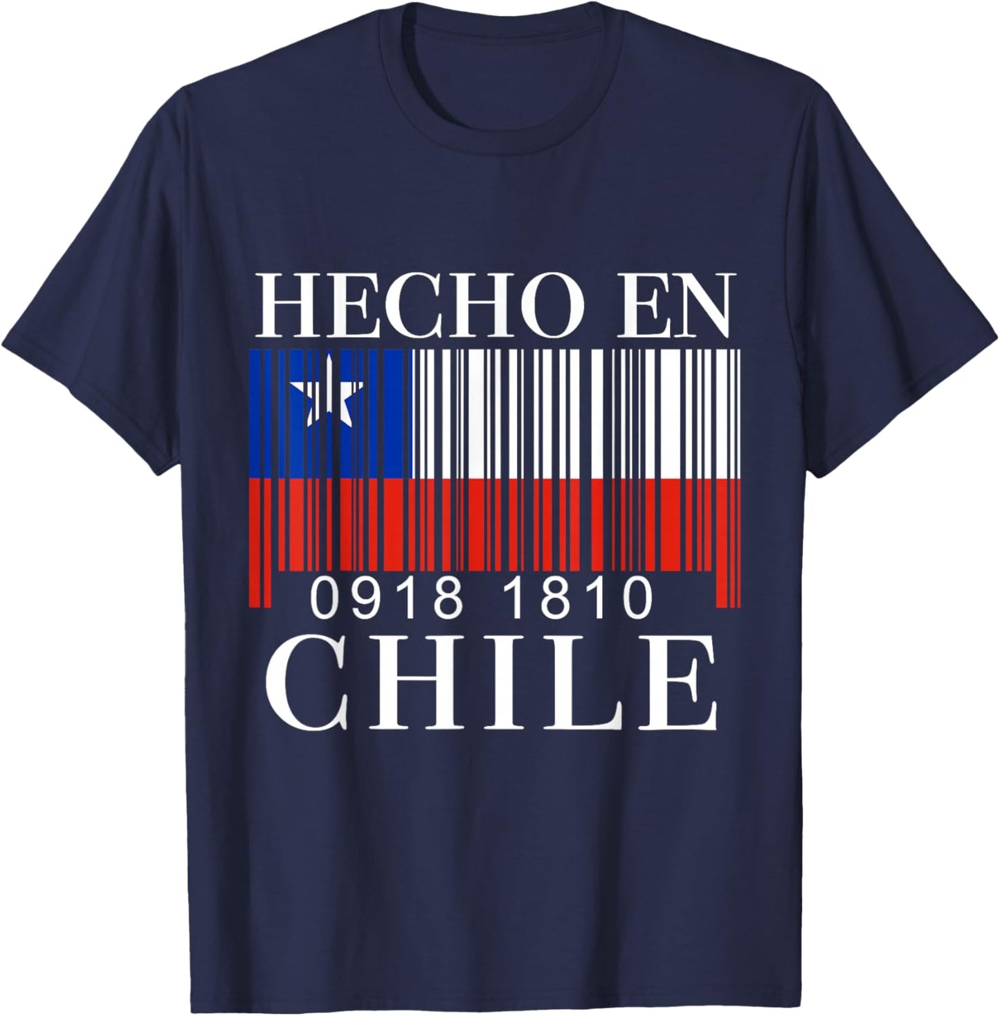 Chile Flag Pride Chilean Funny Camiseta Chilena Mujer Hombre T-Shirt - T-Shirt | Navy
