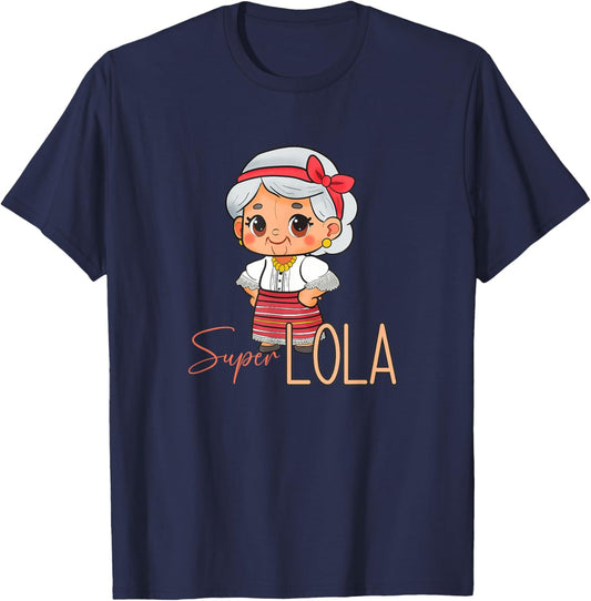 Philippines Pilipinas Filipina Grandma Lola Grandmother T-Shirt - T-Shirt | Navy