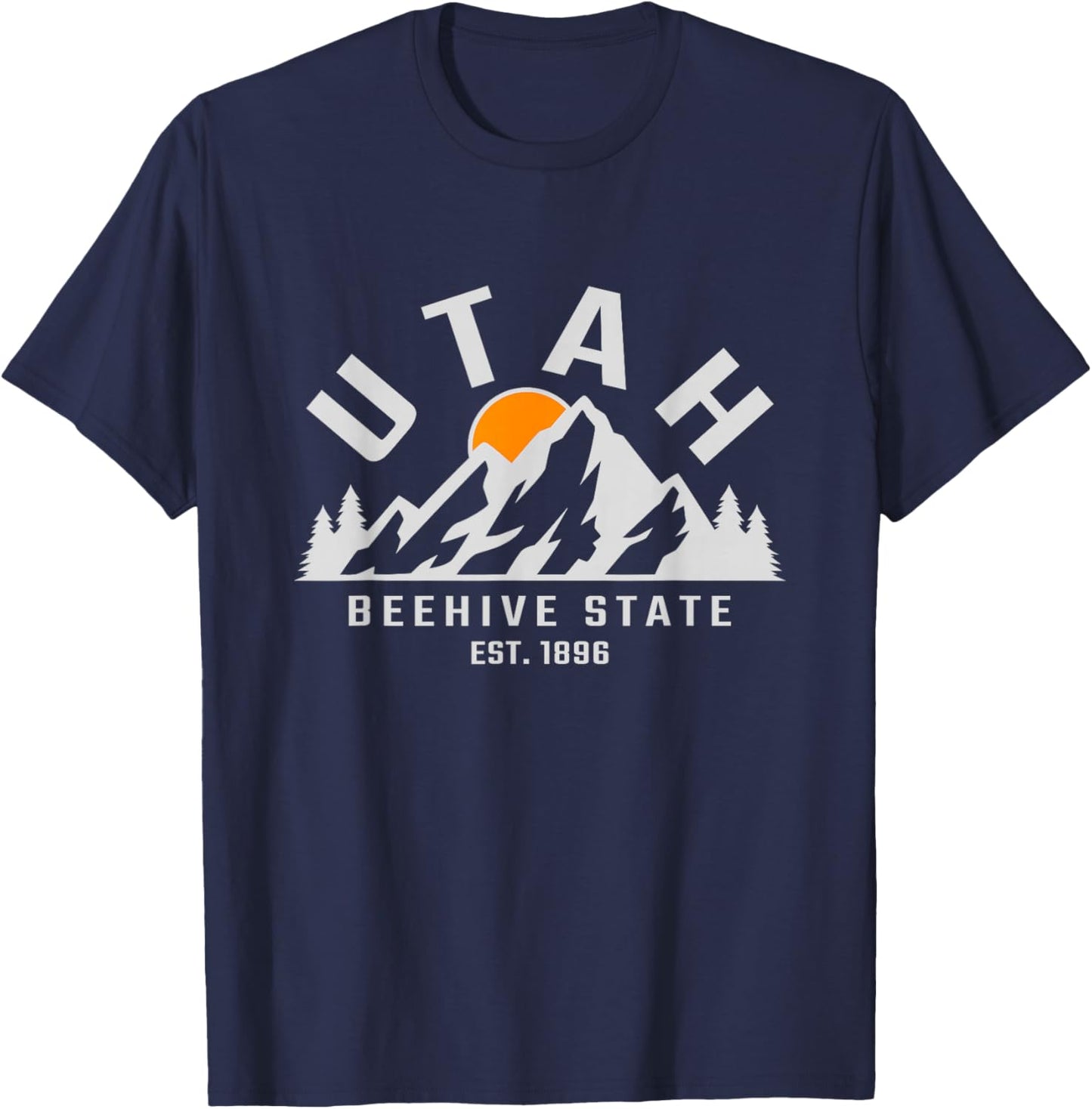 Utah - Beehive State - Outdoors - Classic T-Shirt - T-Shirt | Navy
