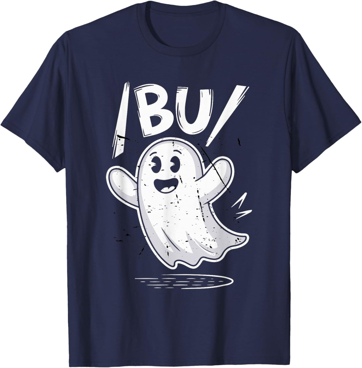 Halloween Speech Therapy Ghost Bu Boo SLP Costume Men Women T-Shirt - T-Shirt | Navy