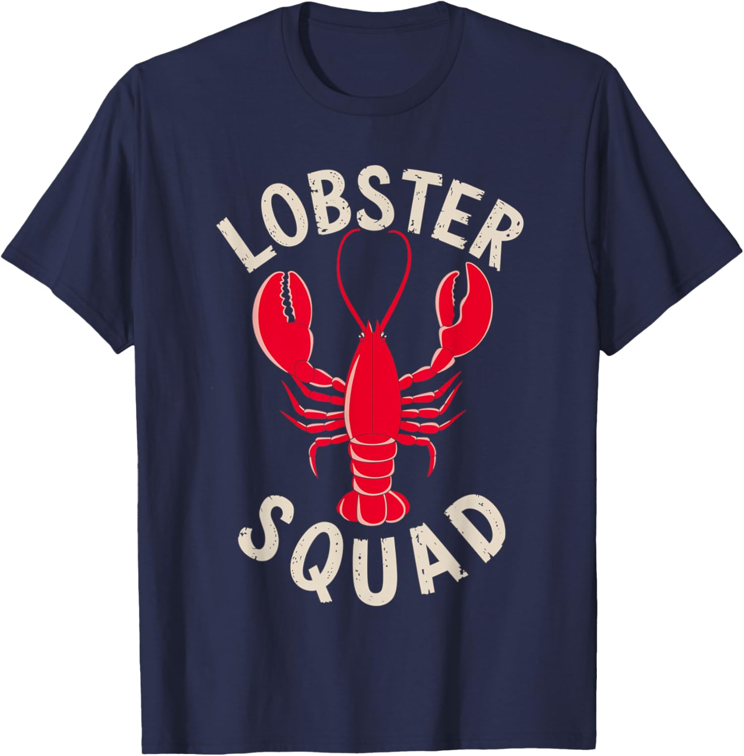 Lobster Squad Festival Party T-Shirt - T-Shirt | Navy
