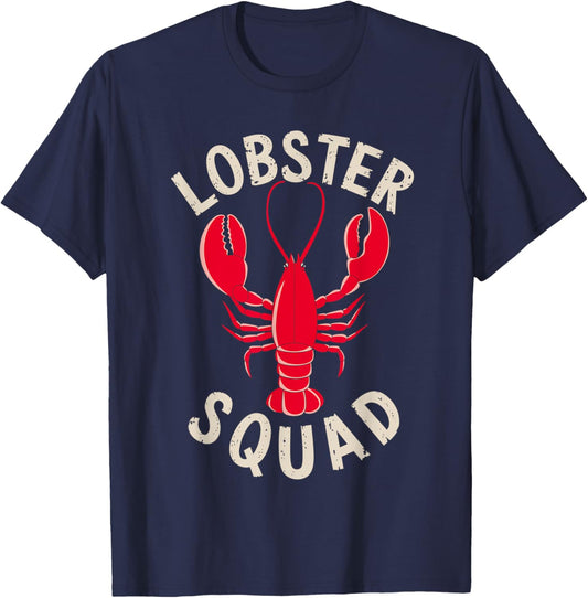 Lobster Squad Festival Party T-Shirt - T-Shirt | Navy