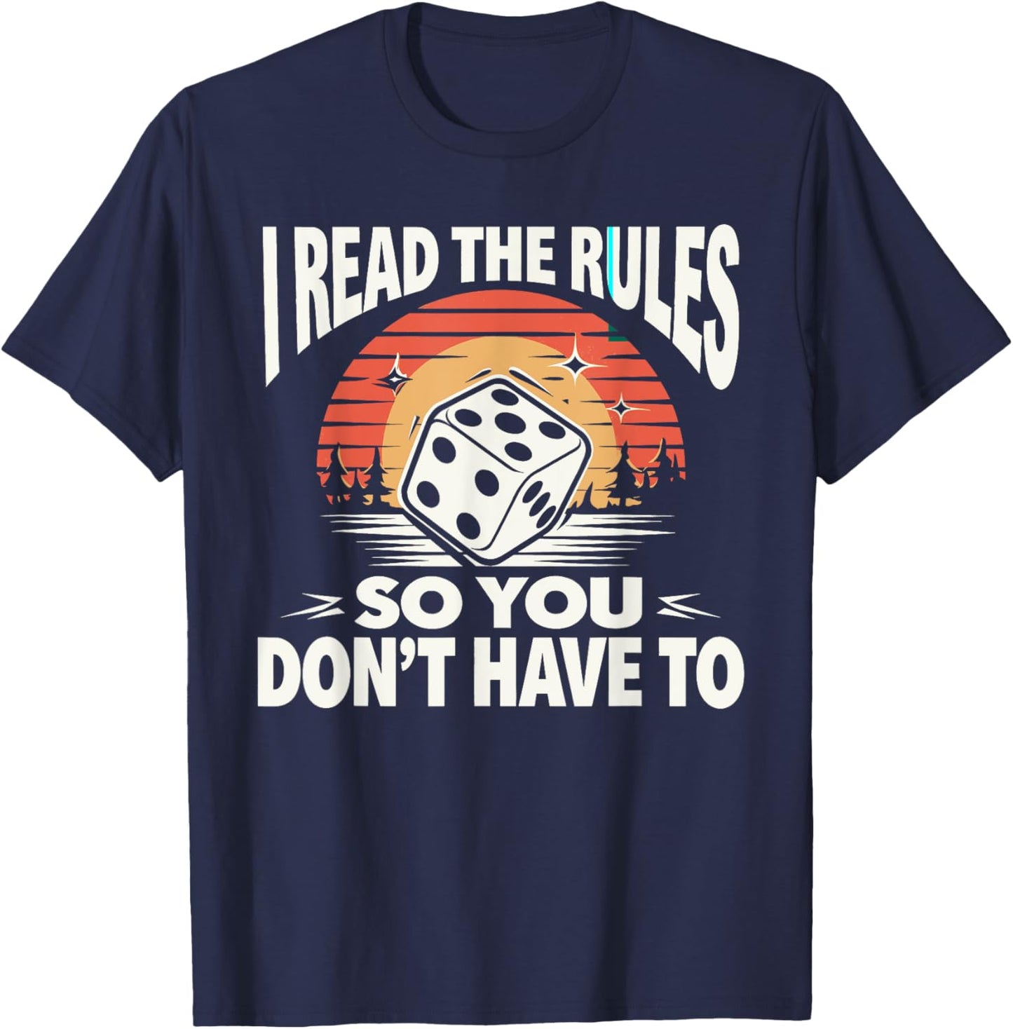Board Game Card Game Game Night Gift: & Graphic T-Shirt - T-Shirt | Navy