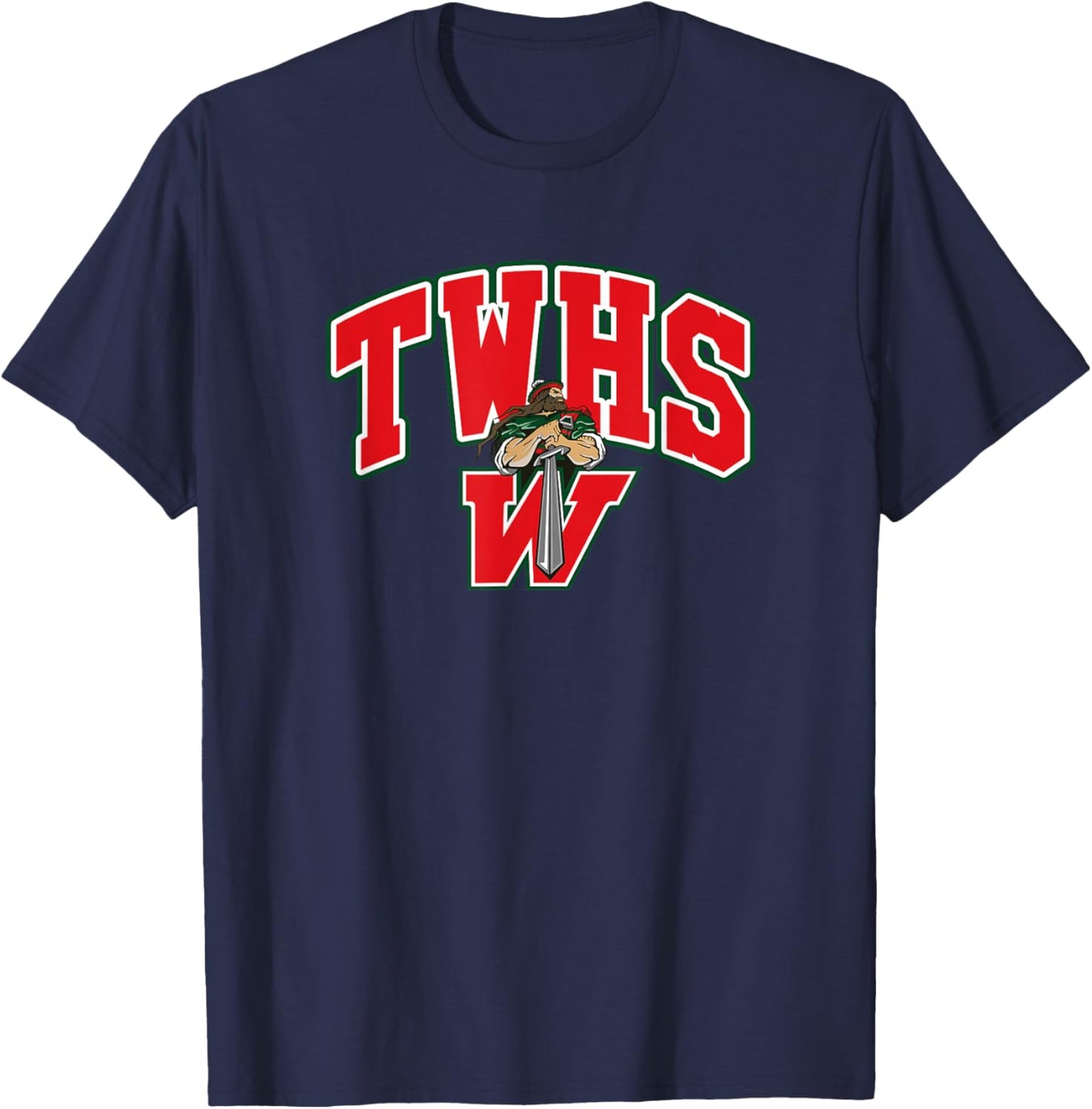 The Woodlands High School Highlanders T-Shirt - T-Shirt | Navy