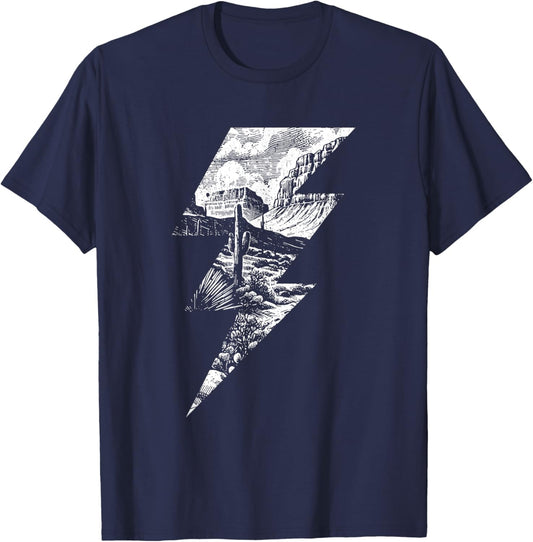 Western Cowgirl Boho Desert Punchy Grunge Rodeo Country T-Shirt - T-Shirt | Navy