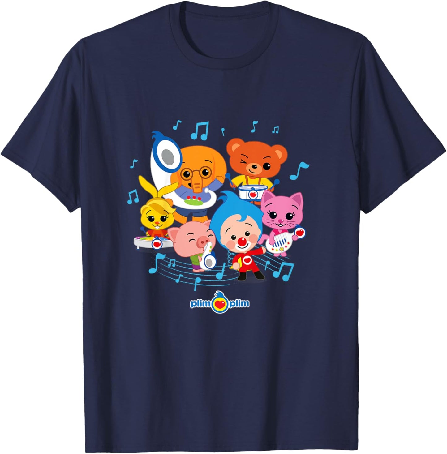 Kids Plim Plim The Kindness Hero - Colourful designs for children T-Shirt - T-Shirt | Navy