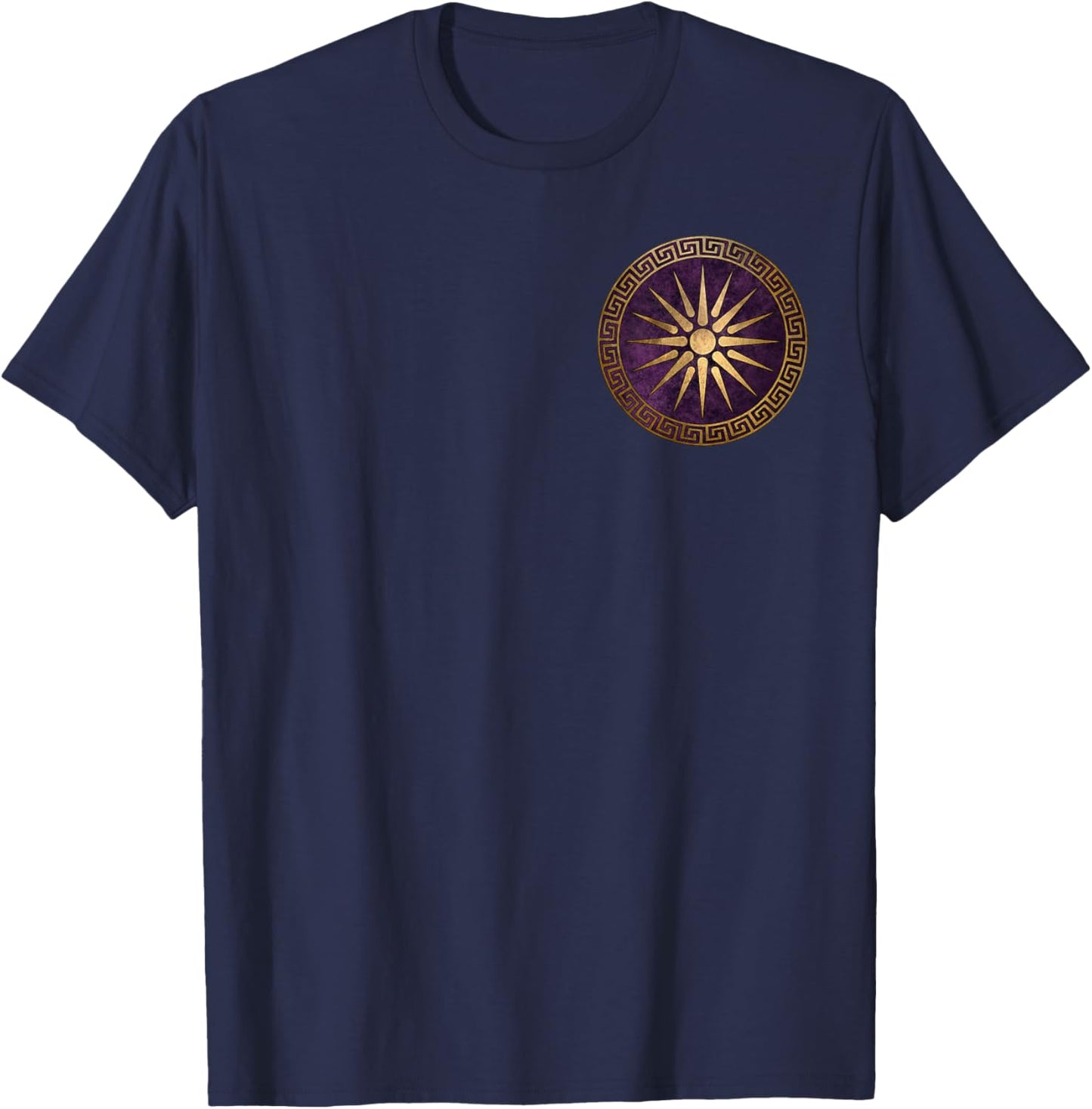 Alexander the Great: World Tour to Macedonia T-Shirt - T-Shirt | Navy