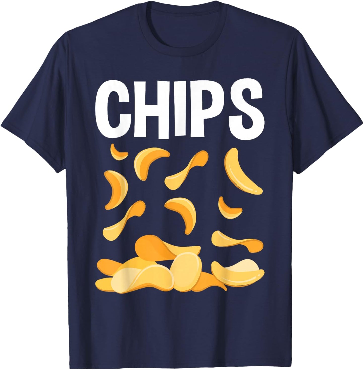 Game Day Potato Chips T-Shirt - T-Shirt | Navy