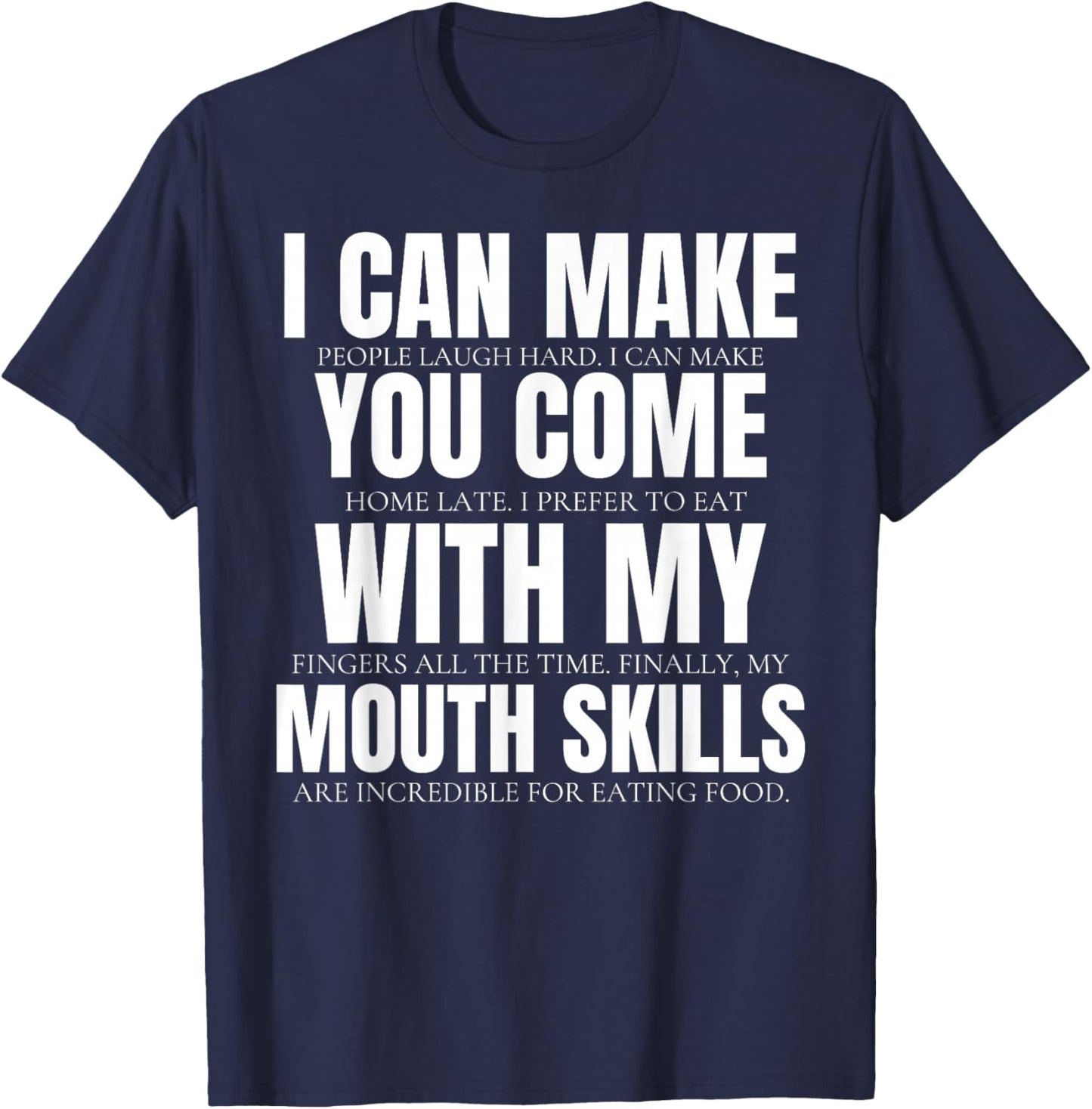 Sexual Innuendo Funny Offensive Adult Humor Gag Women T-Shirt - T-Shirt | Navy