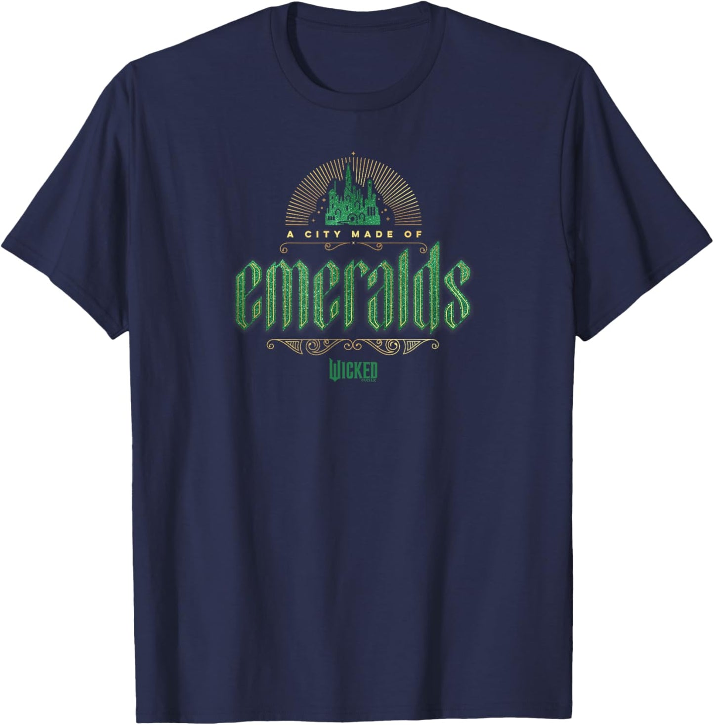 Wicked City Made Of Emeralds T-Shirt - T-Shirt | Navy
