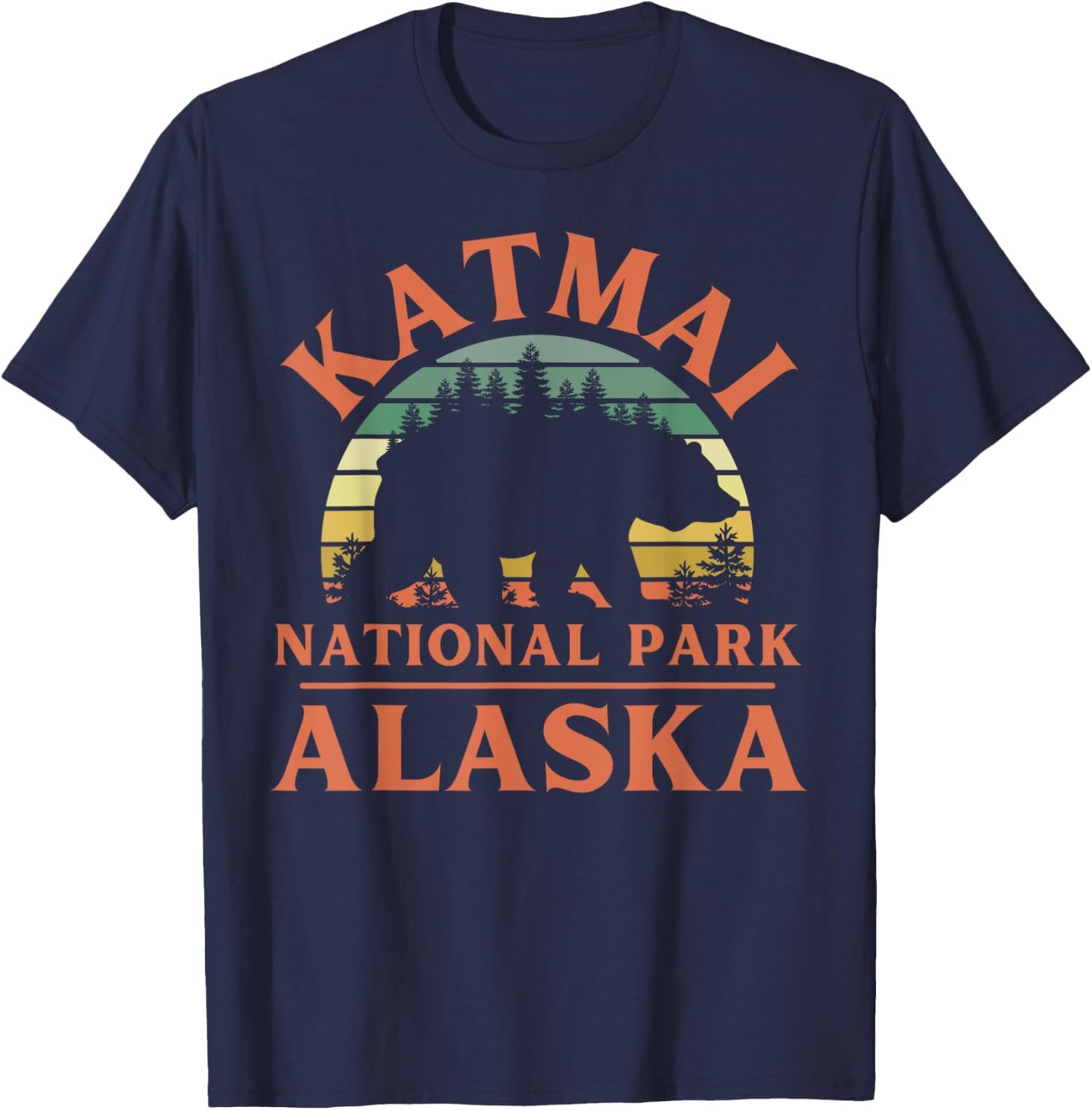 Katmai National Park T-Shirt - T-Shirt | Navy