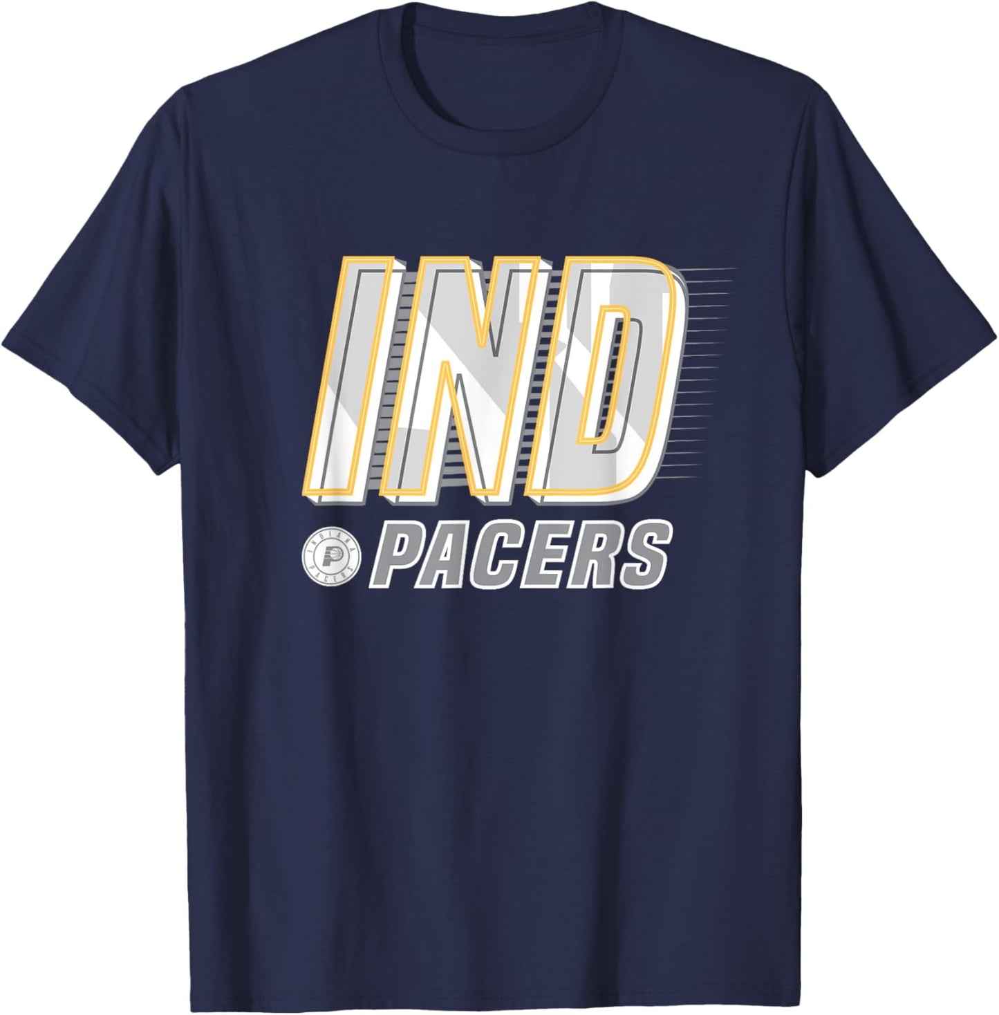 NBA Indiana Pacers Type Stack Logo T-Shirt - T-Shirt | Navy