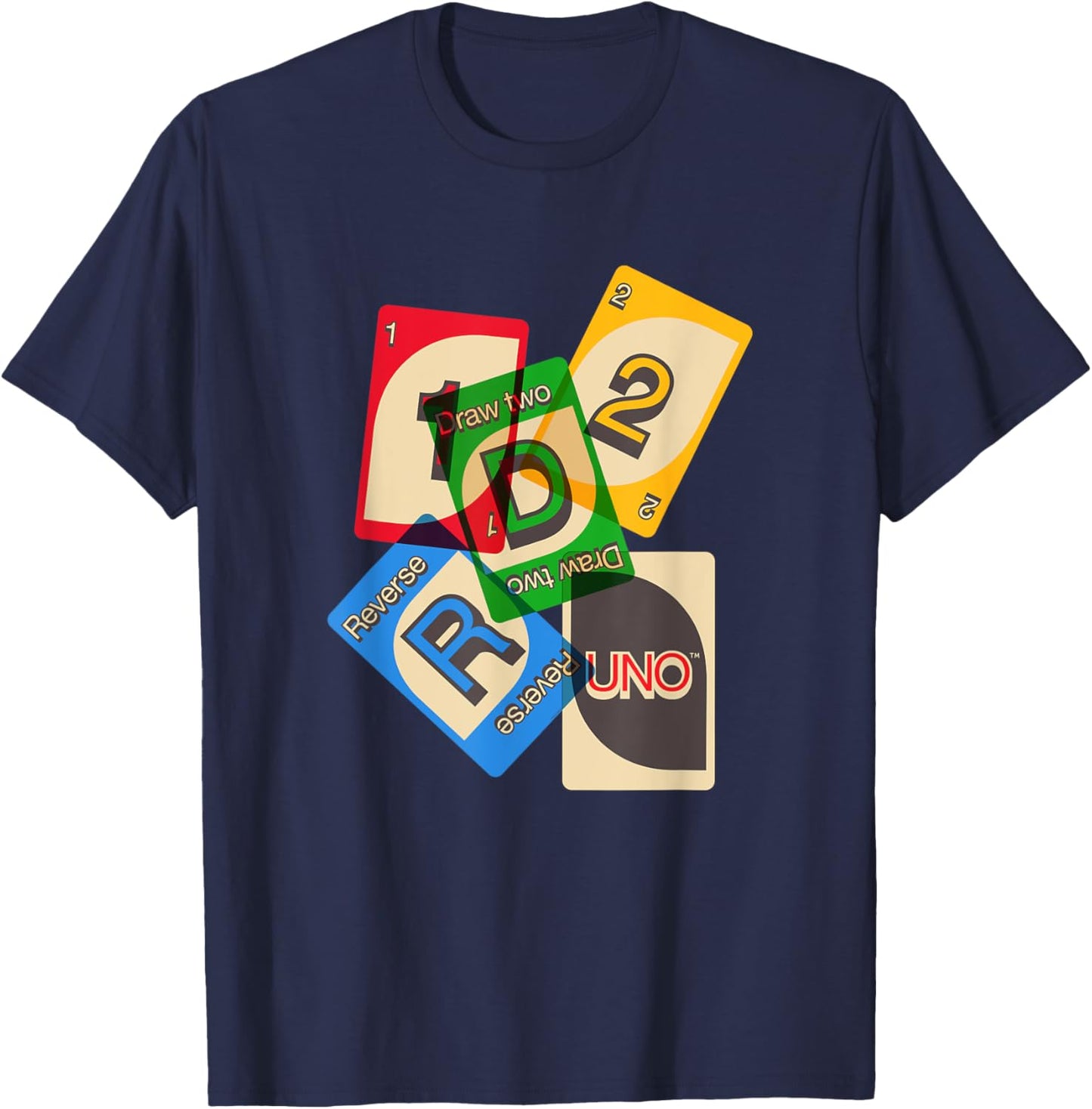 UNO Vintage Game Night T-Shirt - T-Shirt | Navy