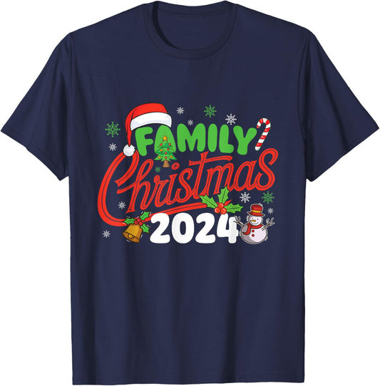 Family Christmas 2024 - Xmas Christmas Squad T-Shirt - T-Shirt | Navy