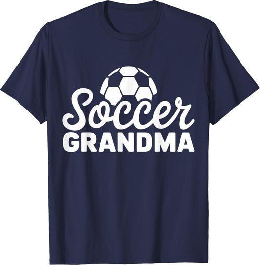 Soccer Grandma Funny Proud Soccer Grandma T-Shirt - T-Shirt | Navy