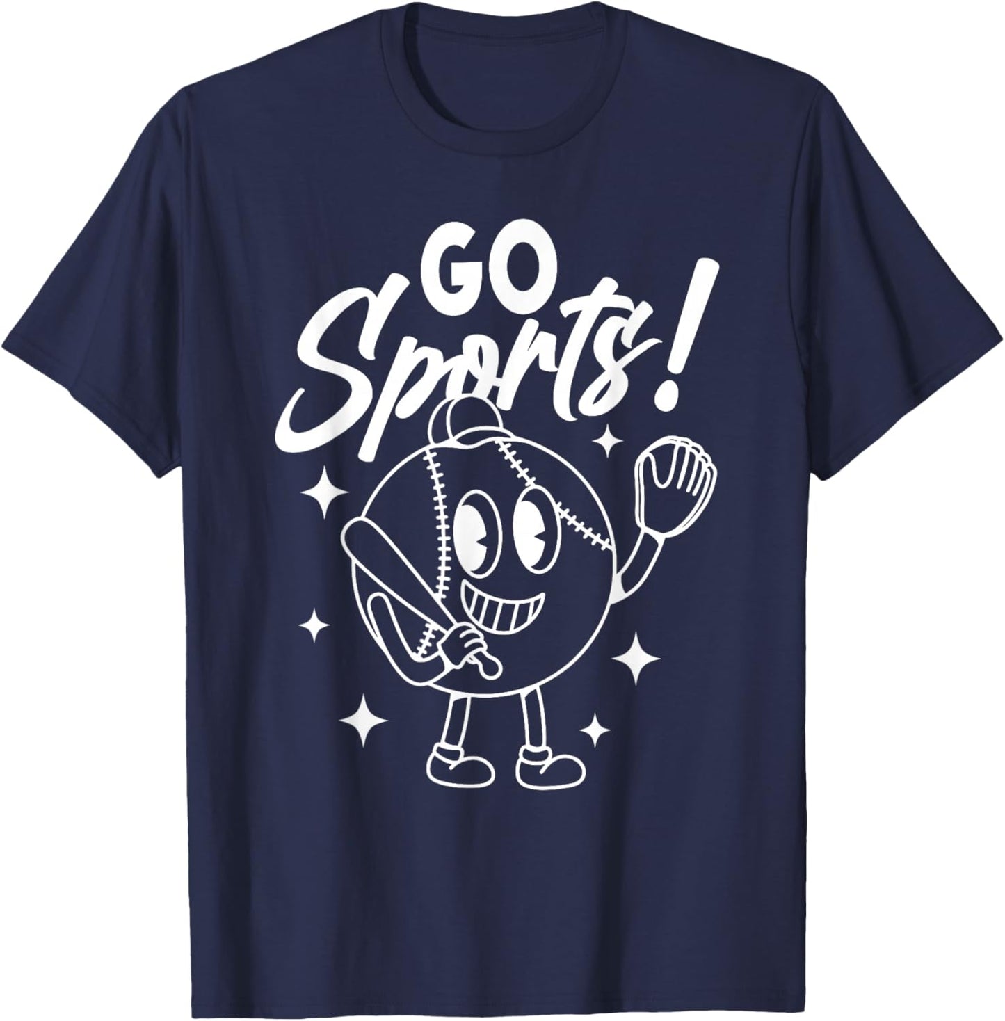 Go Sports Funny Sarcastic Saying Slogan Sarcastic Football T-Shirt - T-Shirt | Navy