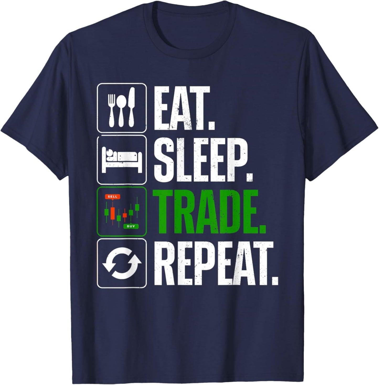 Best Stock Market Art Women Stock Trader Day Trading T-Shirt - T-Shirt | Navy