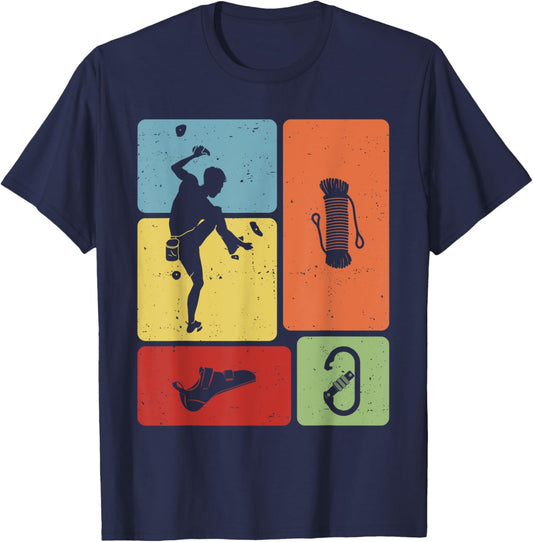 Boulder Climbing Funny Bouldering Enthusiasts Women T-Shirt - T-Shirt | Navy
