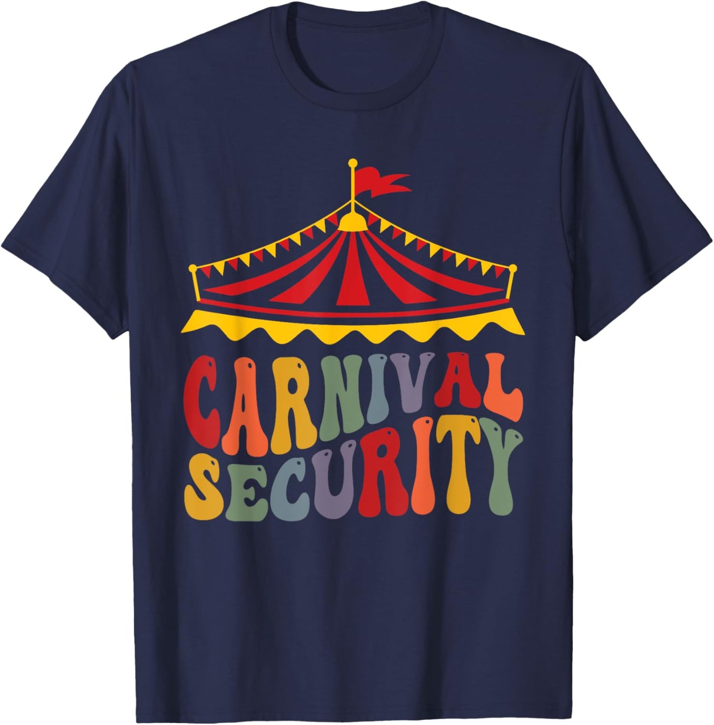 Circus Carnival Security Carnival Crew kids boys girls T-Shirt - T-Shirt | Navy