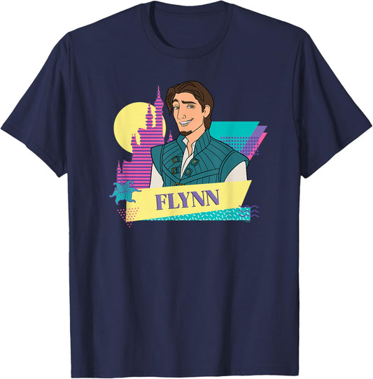 Disney Tangled Retro Couples Matching Flynn Rider T-Shirt - T-Shirt | Navy