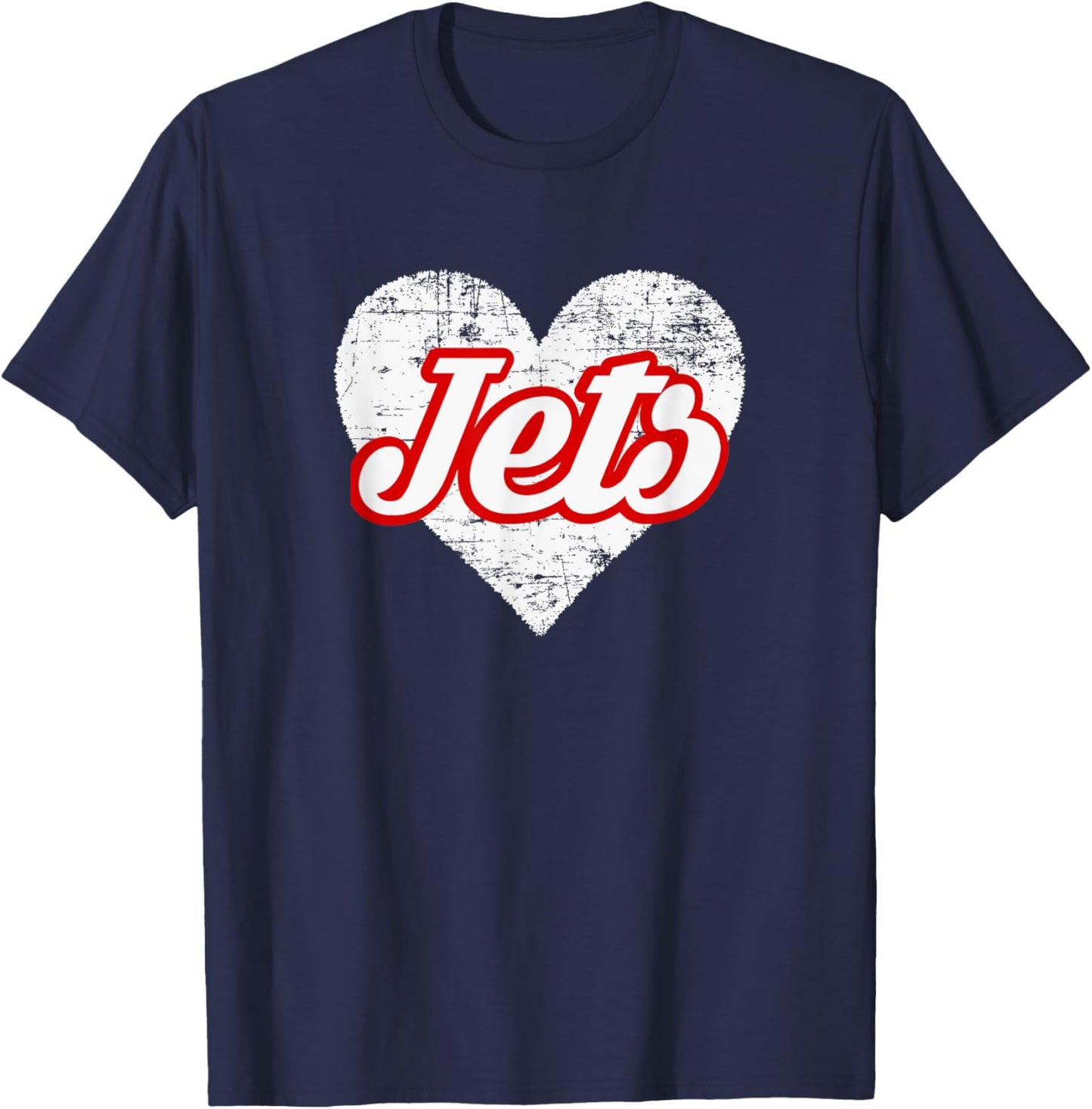 Adams Central Jets Over Heart T-Shirt - T-Shirt | Navy