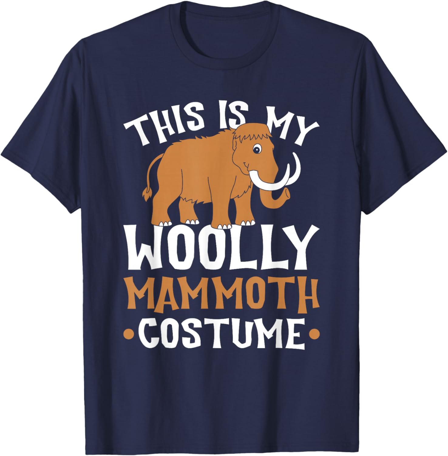 Woolly Mammoth Costume T-Shirt - T-Shirt | Navy