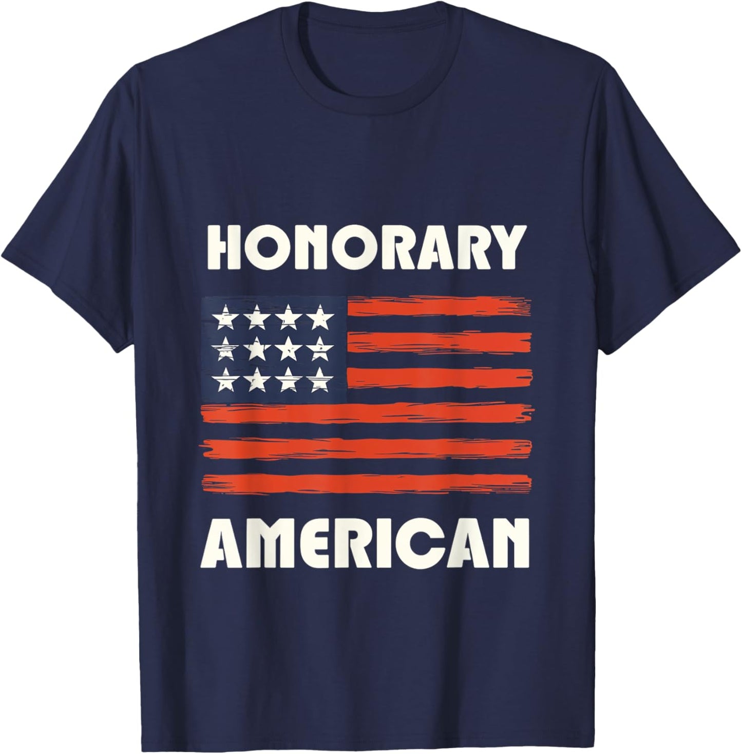 Honorary American Patriotic Exchange Student USA T-Shirt - T-Shirt | Navy