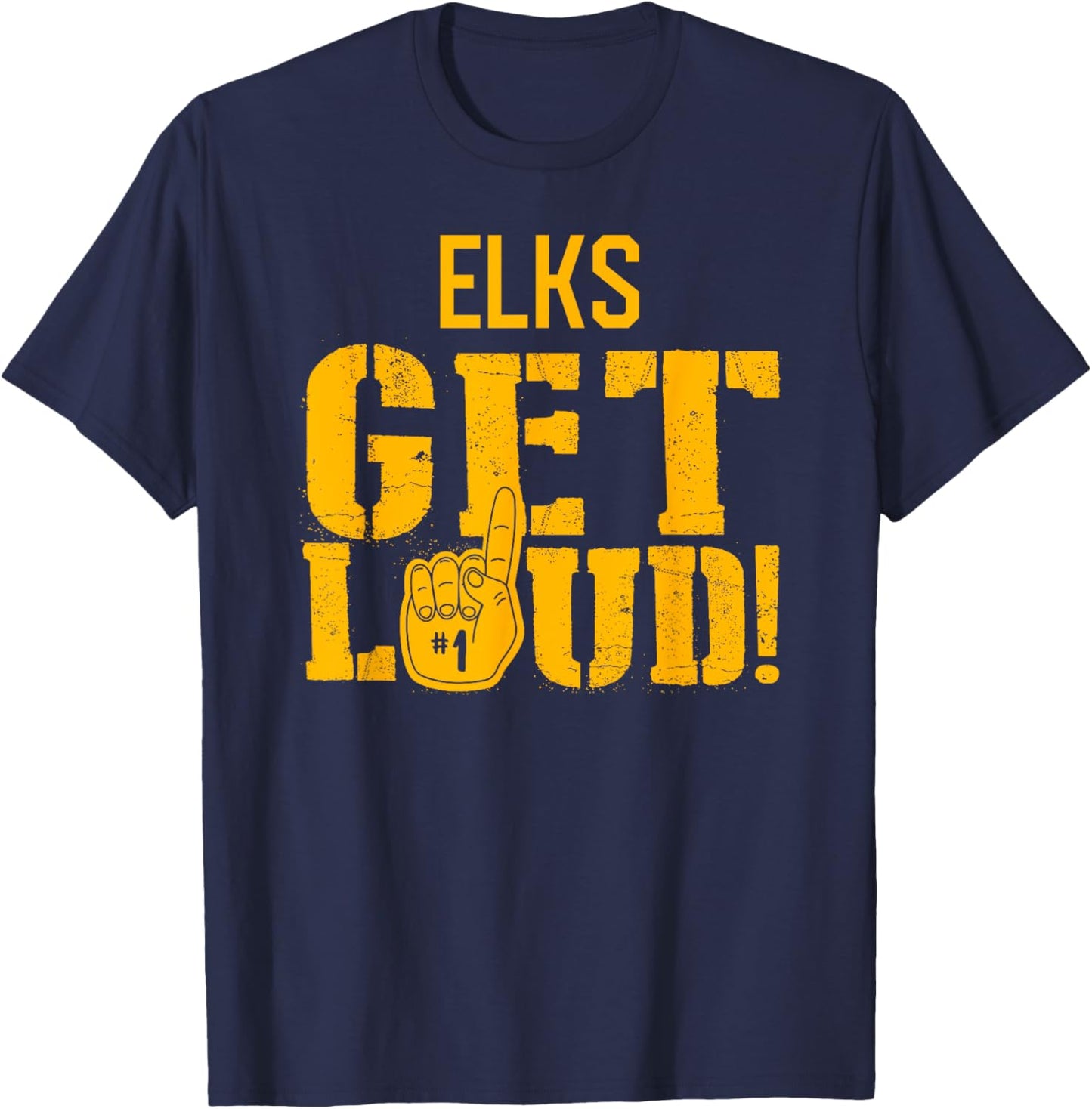 Centerville Elks Get Loud! HS T-Shirt - T-Shirt | Navy