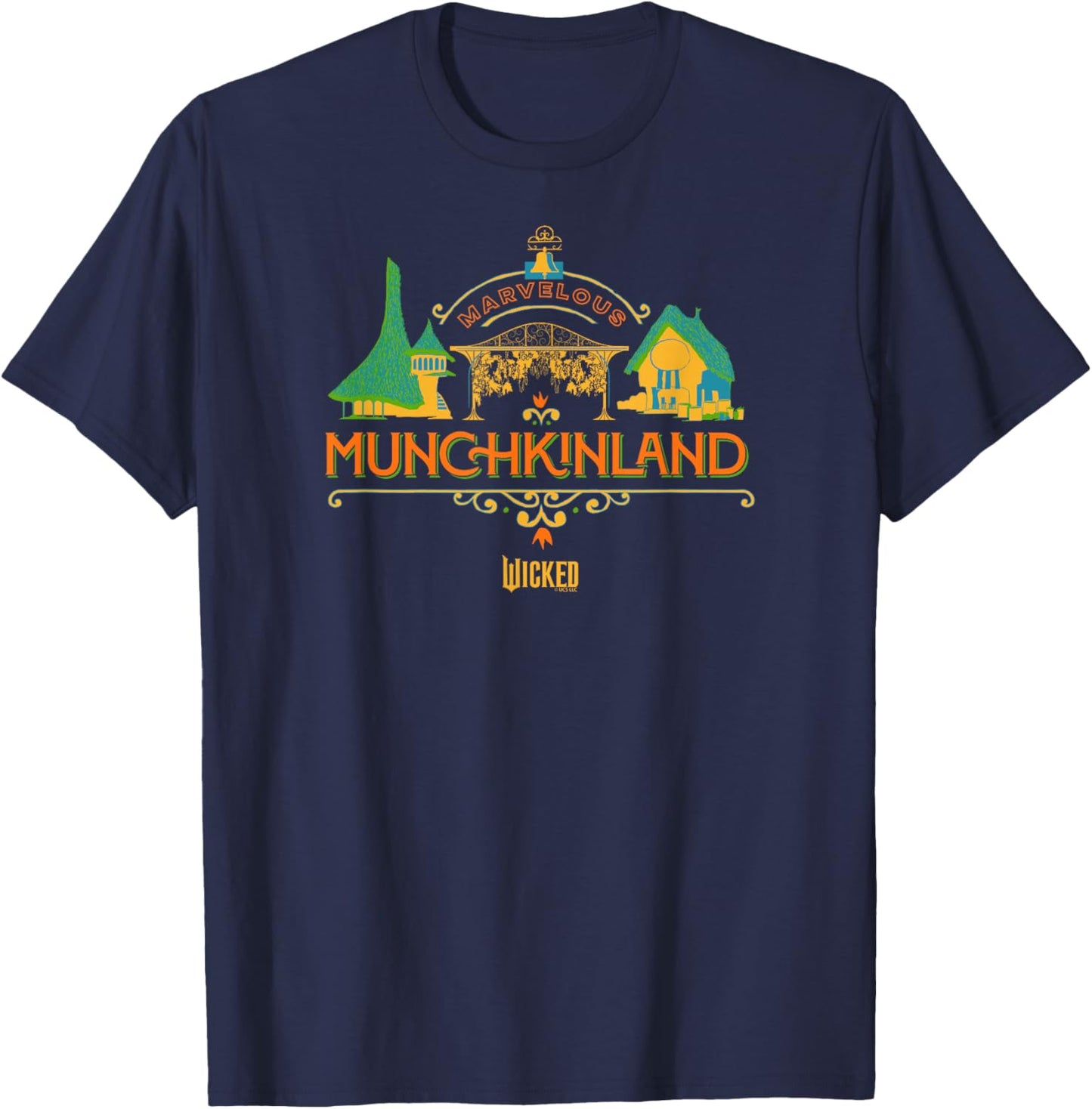 Wicked Marvelous Munchkinland T-Shirt - T-Shirt | Navy