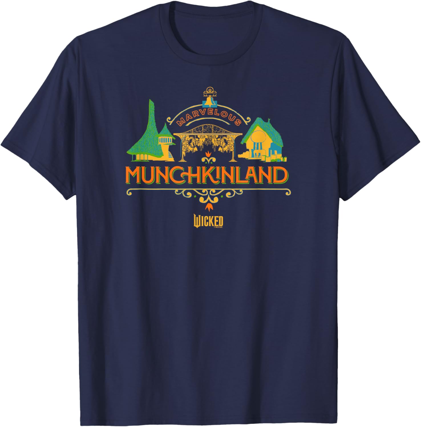 Wicked Marvelous Munchkinland T-Shirt - T-Shirt | Navy