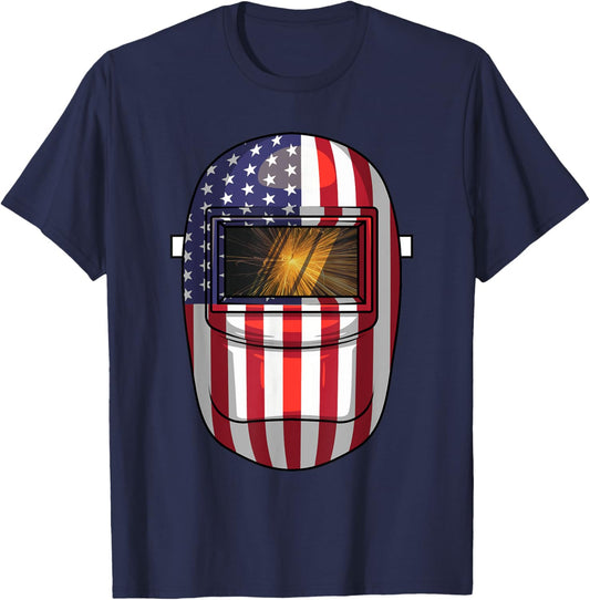 Unique Welding Novelty Women Metal Welder Welding T-Shirt - T-Shirt | Navy