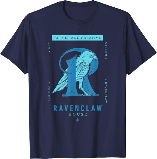 Harry Potter Ravenclaw Clever and Creative T-Shirt - T-Shirt | Navy