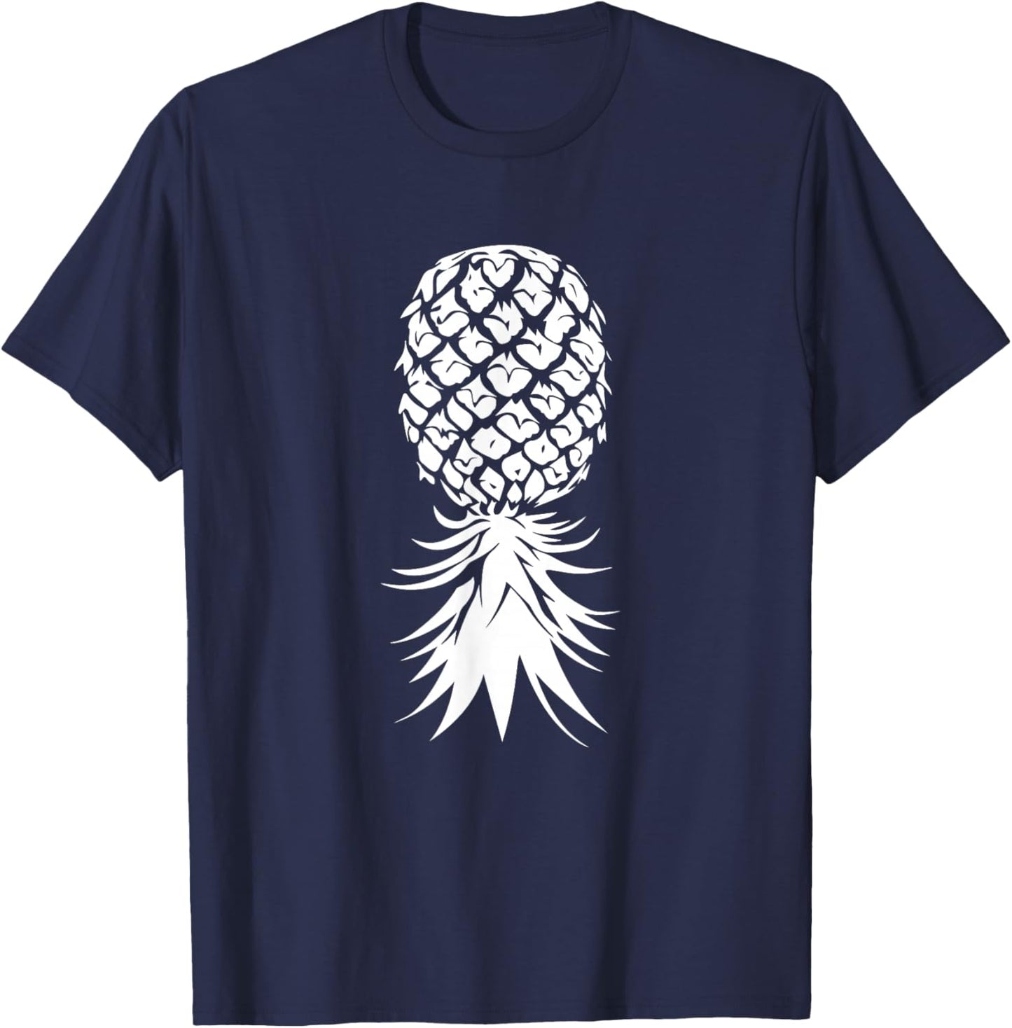 Upside Down Pineapple T-Shirt - T-Shirt | Navy