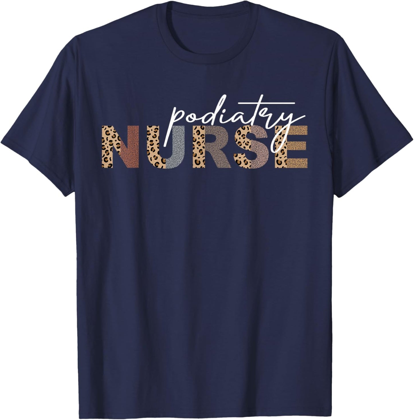 Podiatry Nurse Staff Crews Medical Assistant Podiatrist T-Shirt - T-Shirt | Navy