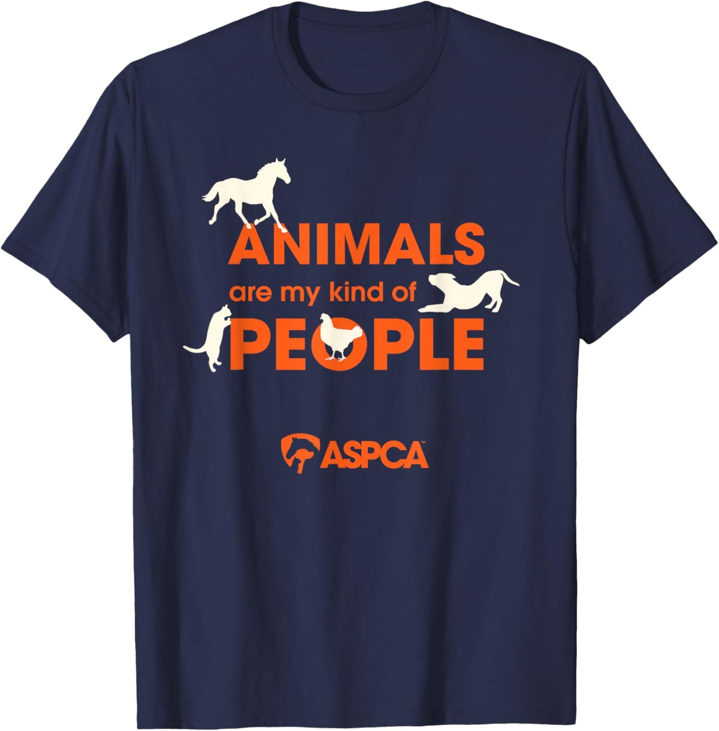 Animals are My Kind of People T-Shirt - T-Shirt | Navy
