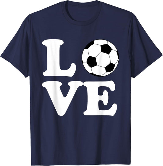Cool Soccer Art Women Soccer Lovers Soccer Player T-Shirt - T-Shirt | Navy