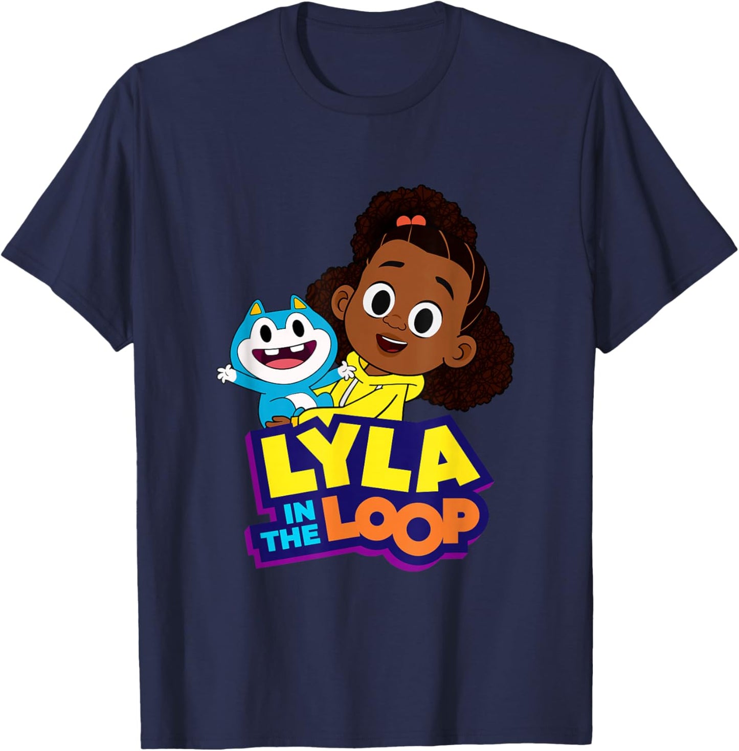 Lyla and STU Logo T-Shirt - T-Shirt | Navy