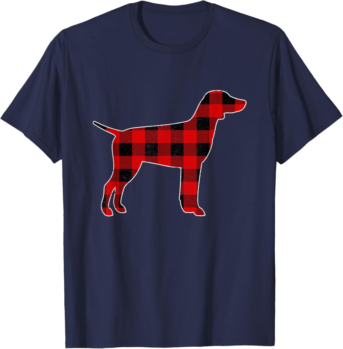 Christmas German pointer Pajama Pj, Christmas Dog Buffalo T-Shirt - T-Shirt | Navy