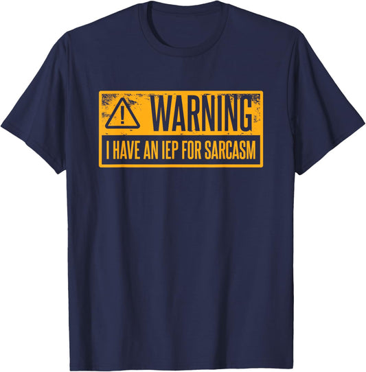 Special Education Teacher IEP T-Shirt - T-Shirt | Navy