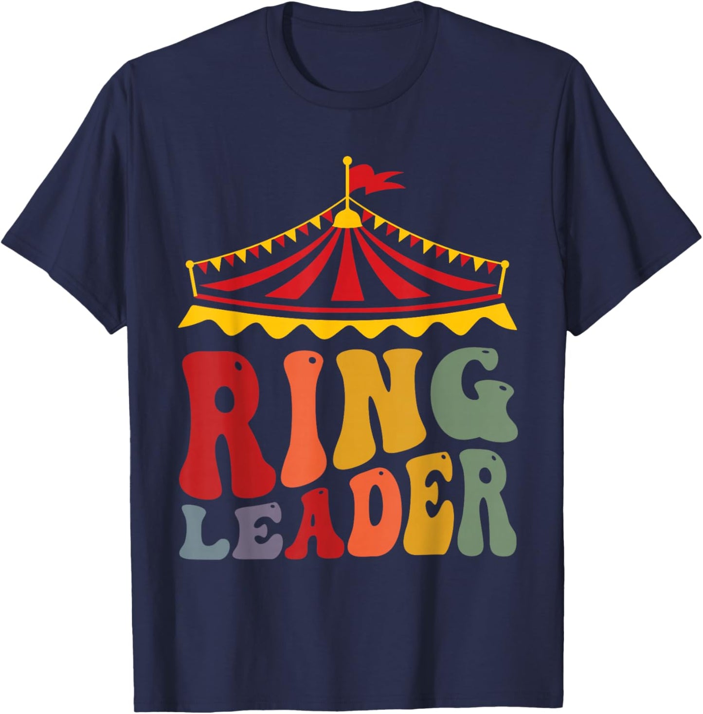 Circus ringleader Carnival Crew Party themed kids boys girls T-Shirt - T-Shirt | Navy