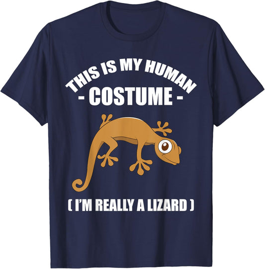 Silly Cute Halloween Lizard Costume For Toddlers Youths T-Shirt - T-Shirt | Navy